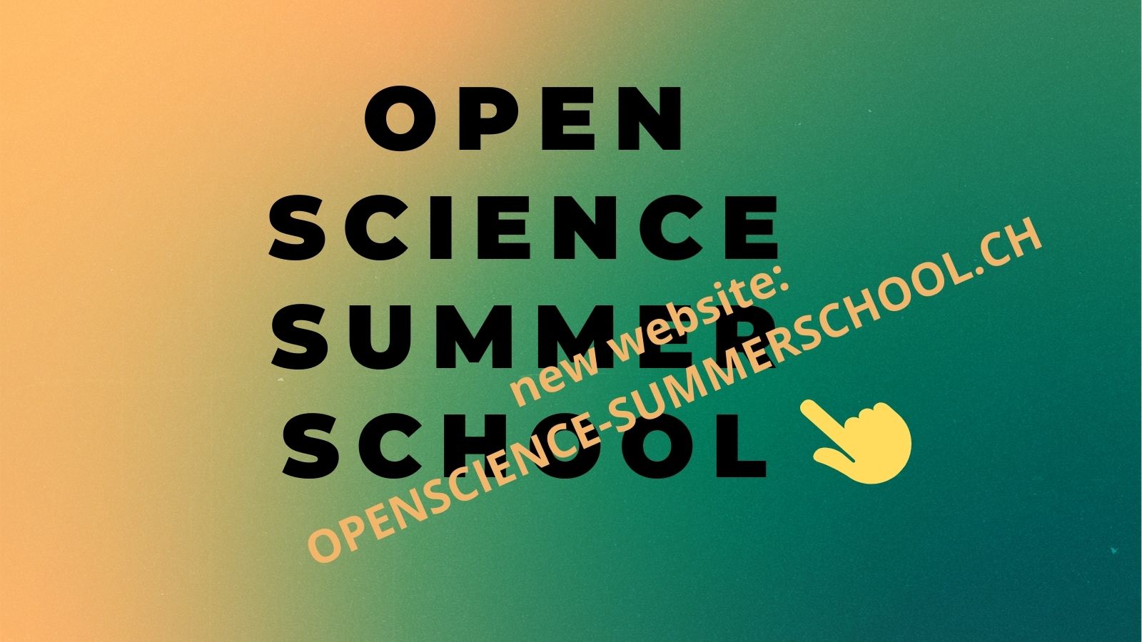 New Open Science Summer School Website 